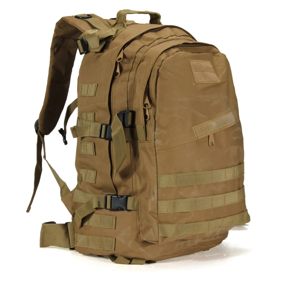 Tactical Backpack Waterproof Camouflage Backpack Cool Camping Gear Men\'s and Women\'s Assault Bag Small Velcro Travel Backpack