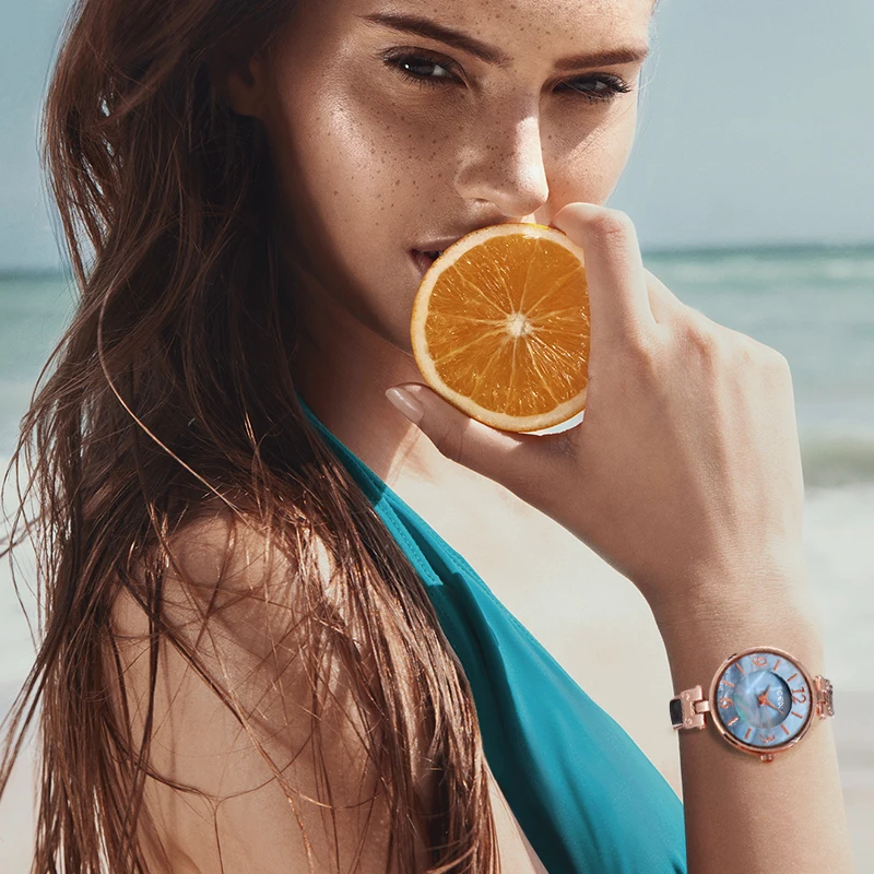 Gedi 여성용 시계 패션 쿼츠 시계 손목 시계 간단한 여성 시계 럭셔리 숙녀 복장 시간 합금 스트랩 relogio feminino