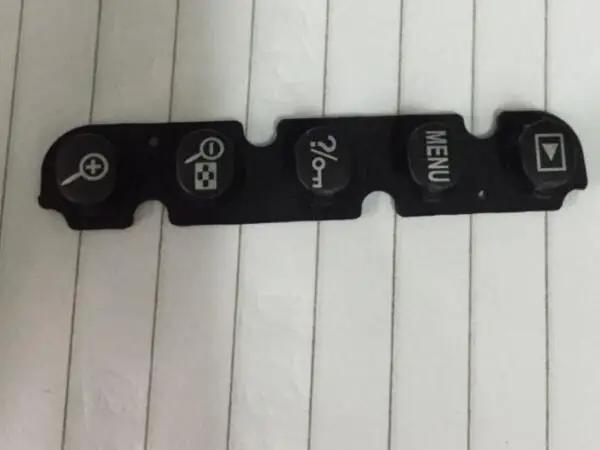 Nova capa traseira de borracha menu chave botão do teclado para nikon d300 d300s d700