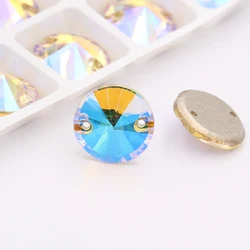 Hotfix crystals Sew on rhinestone hotfix glass Crystal decoration applique for clothing Strass Crystal Stone dress diy Rivoli