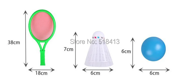 Brinquedos esportivos um tipo de raquete de badminton/tennis de dupla utilização para crianças ao ar livre unissex plástico 8-11 anos 2021