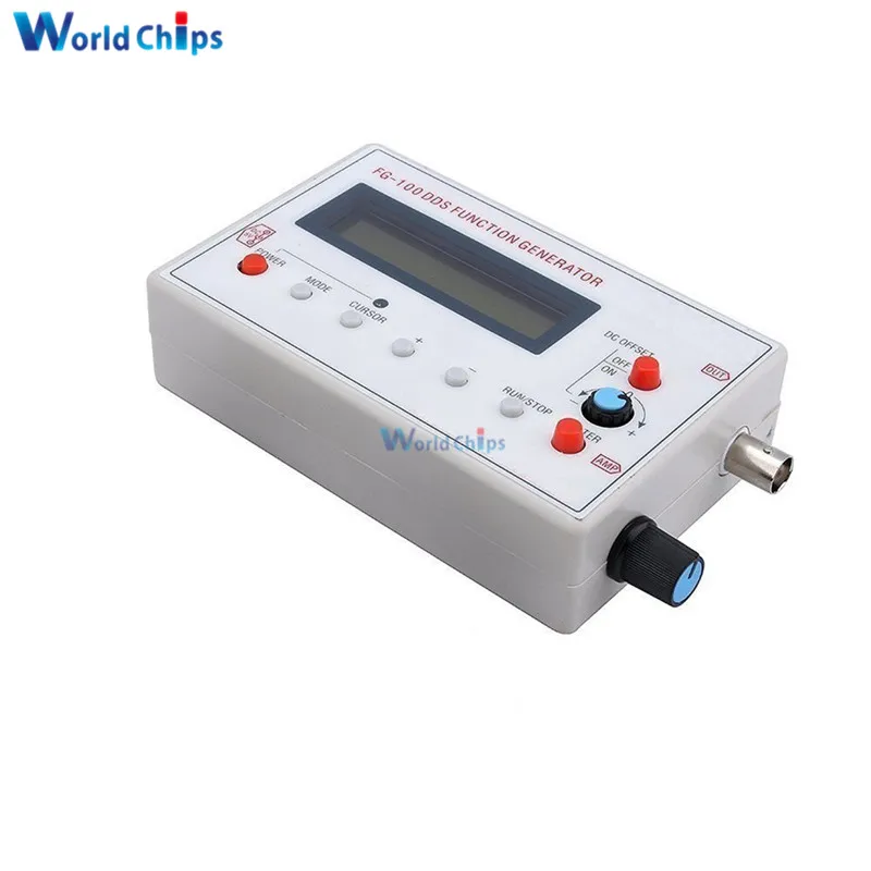 1HZ-500KHZ DDS Functional Signal Generator Sine Triangle Square Frequency Sawtooth Wave Waveform 1602 LCD Display