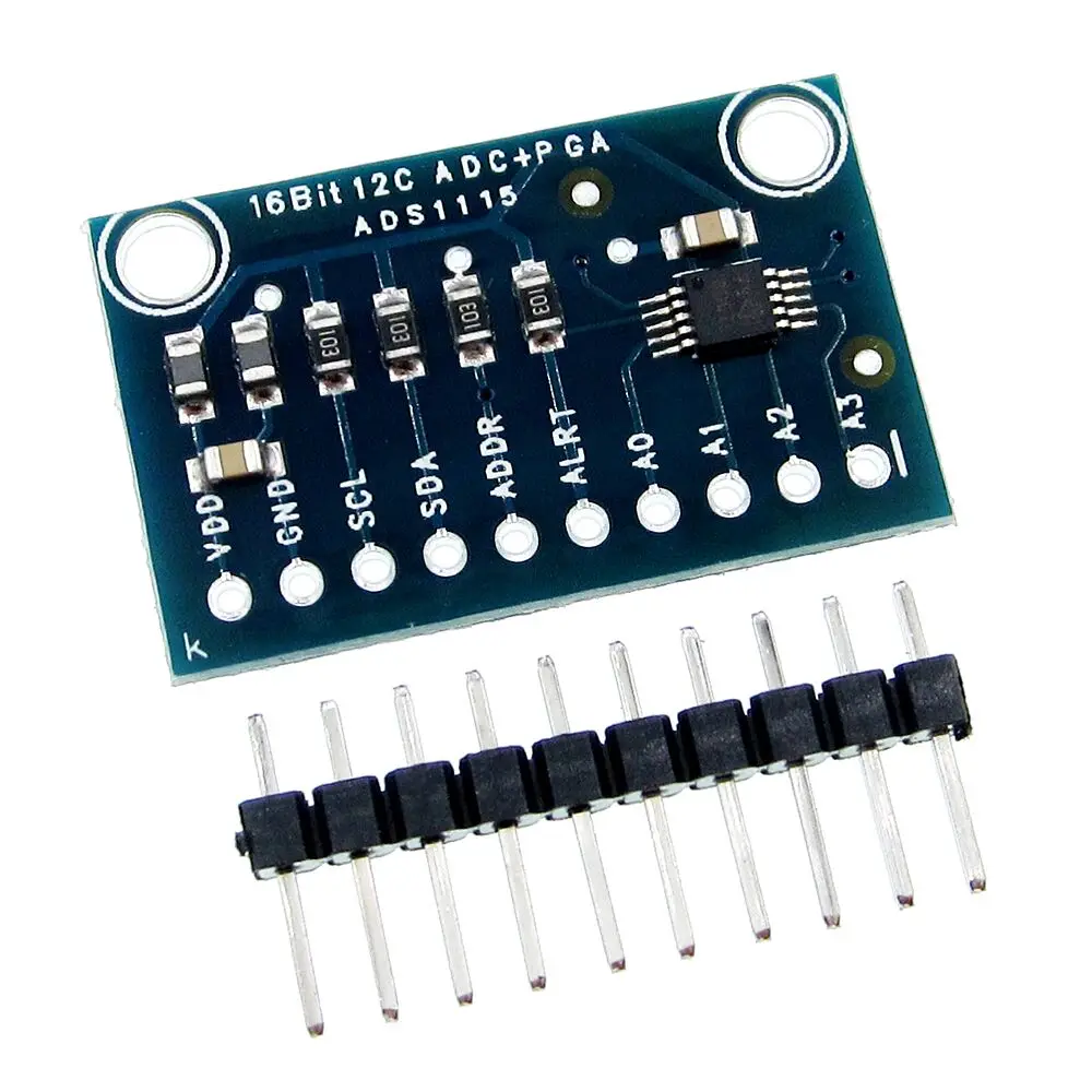 

5 шт. 16 бит I2C ADS1115 модуль ADC 4-канальный с усилителем Pro Gain RPi