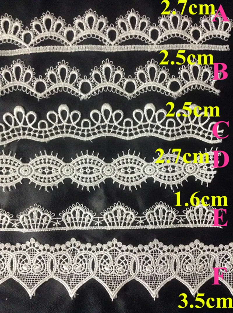 

1.6-3.5cm top quality shining polyester embroidery lace trim,OY180903A