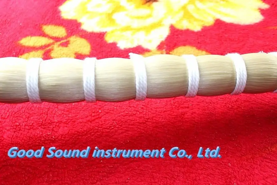 250g  AAA violin viola cello double bass Mongolia natural white bow hair horse tail 65-70cm