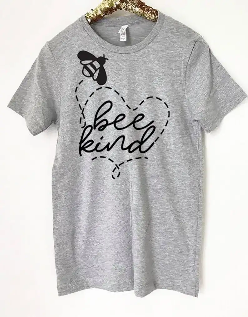 Sugarbaby New Arrival Bee Kind T-shirt Bee Keeper Shirt Bee Shirt Kindness Tees Aesthetic Pop Culture Unisex t shirts Drop Ship