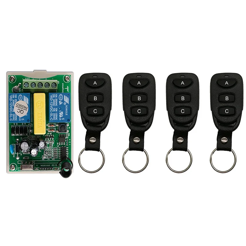 433 МГц AC 220 В двигатель RF беспроводной пульт дистанционного управления 220 В вверх и вниз пульт дистанционного управления двигатель вперед назад дистанционный переключатель