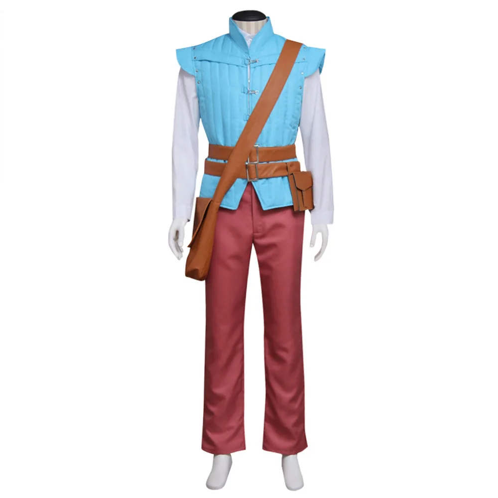 

Prince Flynn Rider Cosplay Costume Suit Adult Men Halloween Party Outfit Cosplay Costume Custom Made