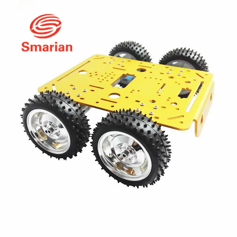 

Official smarian C300 4WD Wheel Vehicle Robot 4 Motor and Driving Wheel Smart Car DIY RC Toy Remote Control Mobile Platform