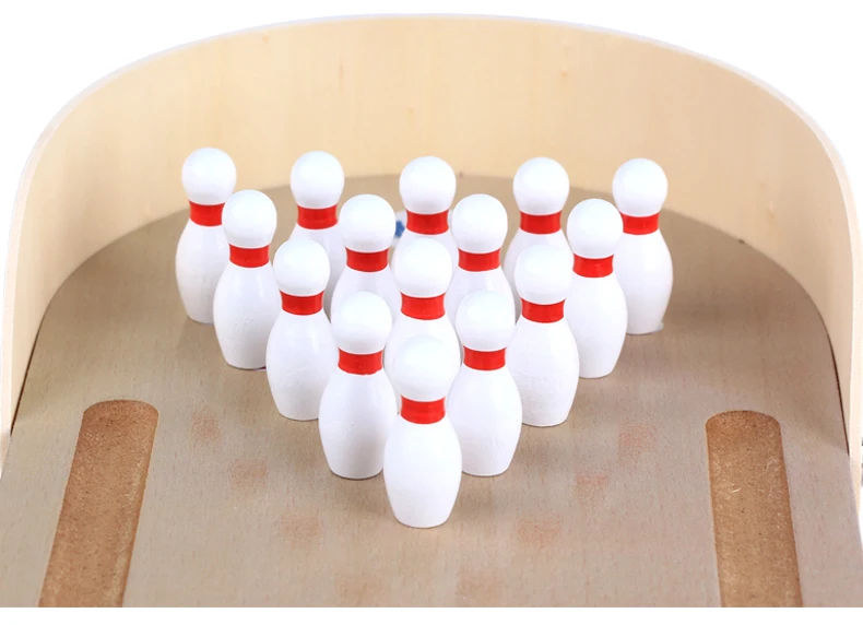 S M L Mini Table Bowling Games Desktop Family Party Playing Board Toys For Kid and Adult Travel