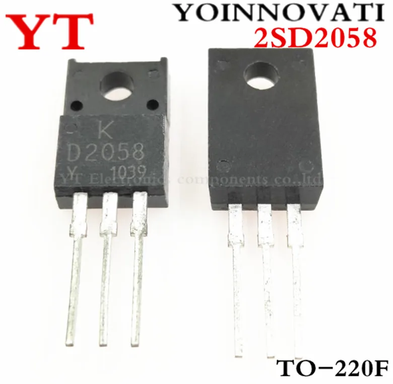 5pcs/lot 2SD2058 D2058 TO-220F 60V 3A transistor TO-220F IC Best quality