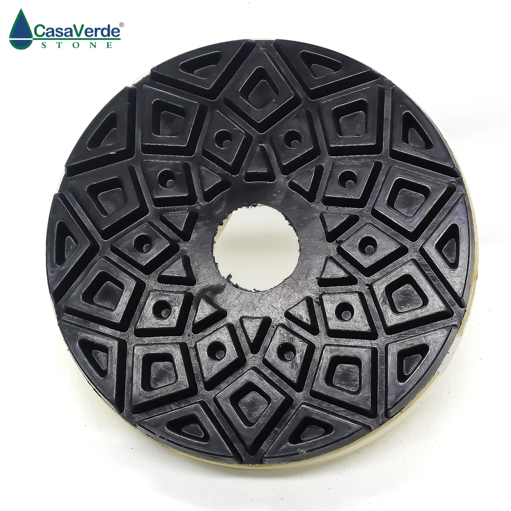 Dc-cegpp02 5 Inch Edge Polishing Pads Abrasive Wheels Snail Lock Back For Marble And Granite