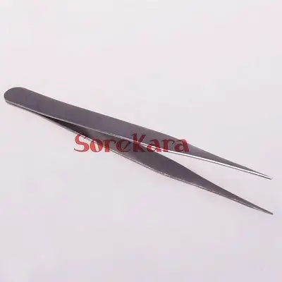 125 Mm Rvs Pincet Rechte Fijne Tip Chemie Medische Tool Lab Gebruik