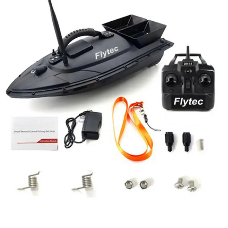 Smart Bait RC Boat Dual Motor Fish Finder Radio  Remote Control Fishing Boat 500m RC Bait Boat Fishing LED Attracting Fish