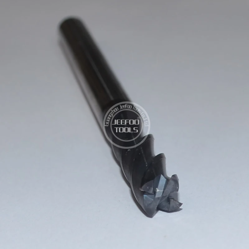 MA-4F-8*8*100L double-edged four-blade tungsten steel milling cutter
