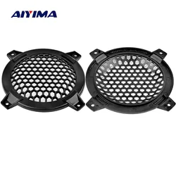 AIYIMA 2 uds altavoces de Audio de 4 pulgadas funda protectora Tweeter altavoz parrilla piezas de malla accesorios DIY para cine en casa