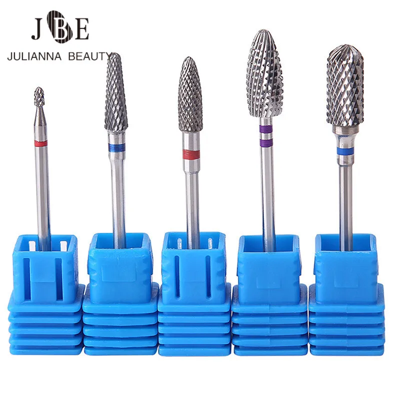 1pc Bullet Tungsten Carbide Coarse Nail Drill Bit 3/32