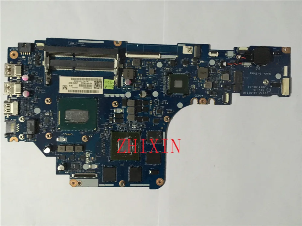 yourui For Lenovo Y70-70 Laptop Motherboard ZIVY2 LA-B111P 5B20H22933 With i5-4210HQ Processor GTX 960M/4GB mainboard full test