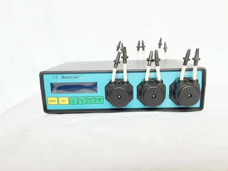 Marine Color Dosing peristaltic pump MCD-6 6 channel pumpheads,reef coral tank