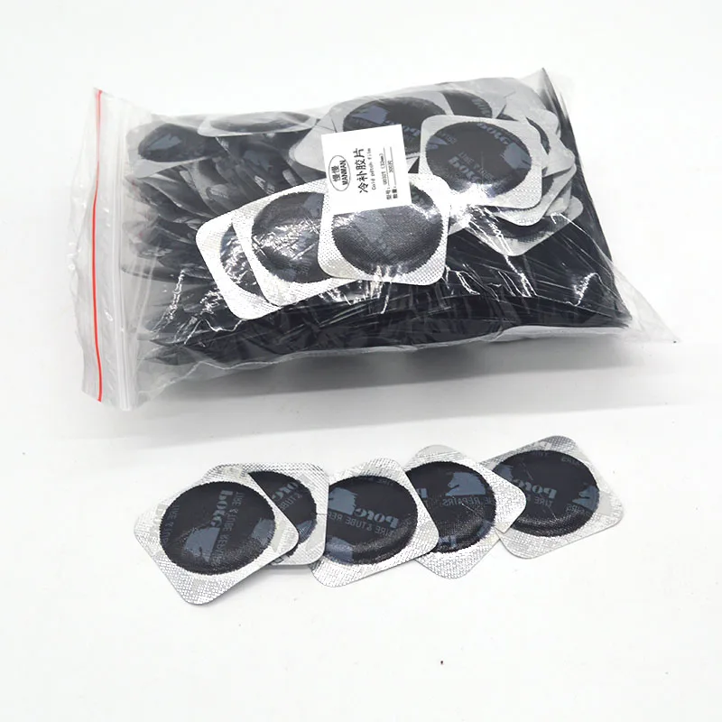 300 sztuk pudełko 32mm okrągła natura gumowa naszywka naprawa opon naprawa opon samochodowych bezdętkowe łata do opon opona