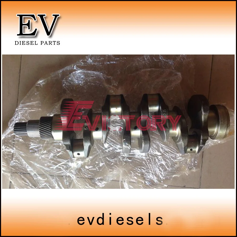 Forged steel crankshaft For Bobcat excavator V3300 V3300T crankshaft assy