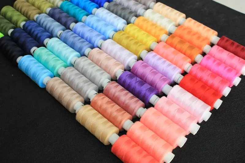 Hand Sewing Thread/Sewing Machine Polyester Threads,40S/2,100 Spools/bag,400Y/Spool,Different Colours Available,High Quality!