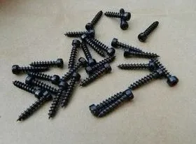 Internal Hex self-tapping M4 x 25mm Dedicated for Fixing Speaker Black 32pcs / lot Free Shipping