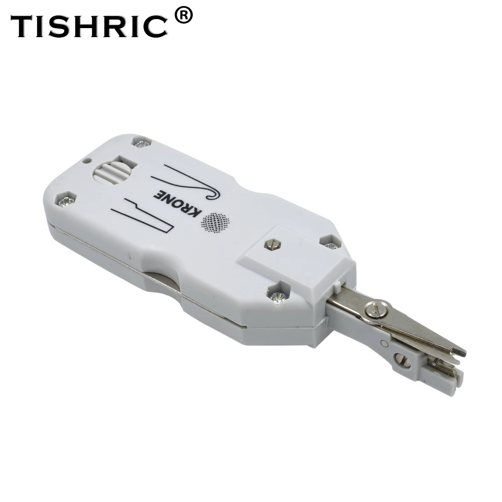 TISHRIC-Cable de teléfono de telecomunicaciones profesional, Original, clásico, corto, Krone, lsa-plus, RJ11, RJ45, Kit de herramientas de red de