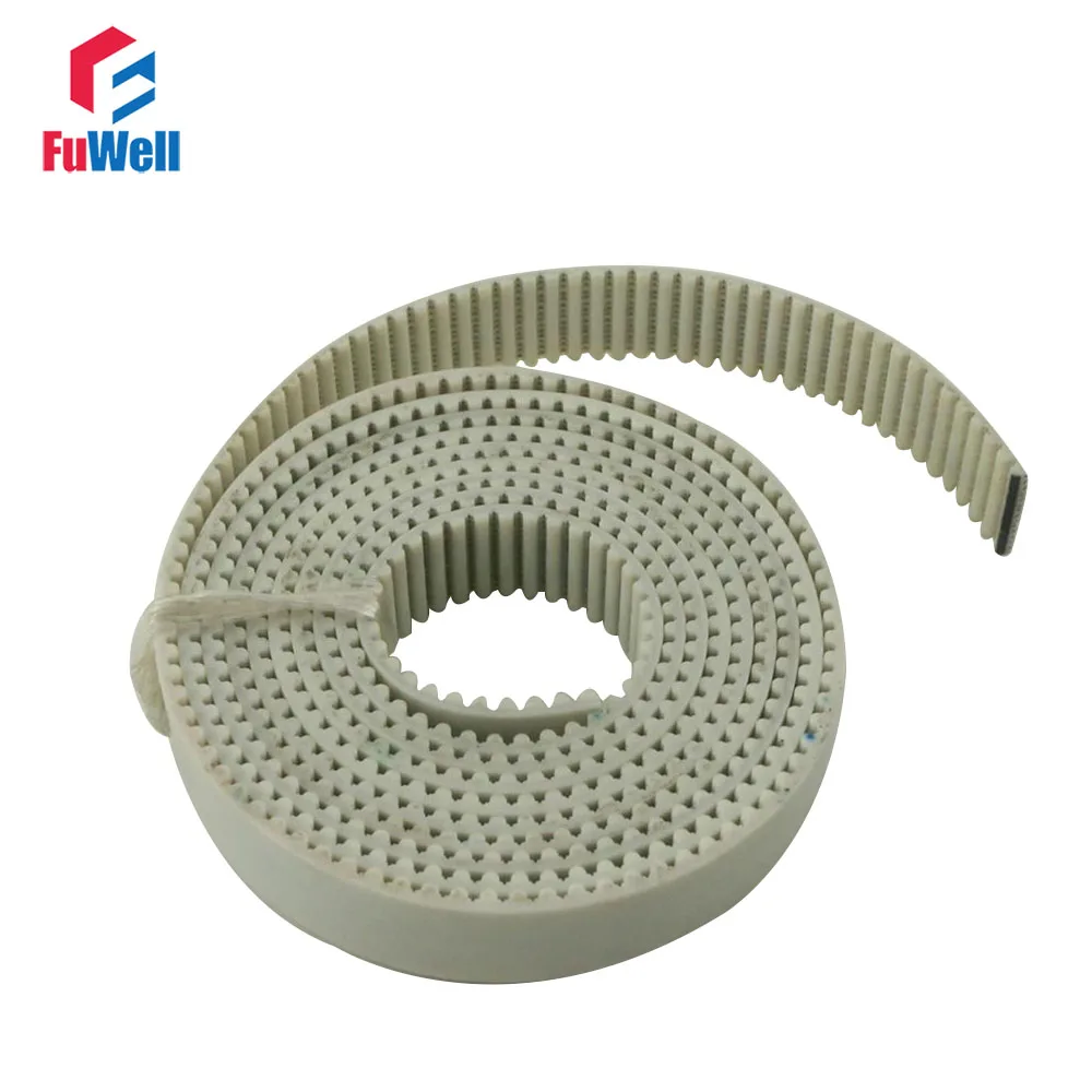 

3M Type Open Timing Belt 10/15/20/25mm Width 3mm Pitch 5M 5 Meters 5000mm Length PU Synchronous Opened Timing Pulley Belts