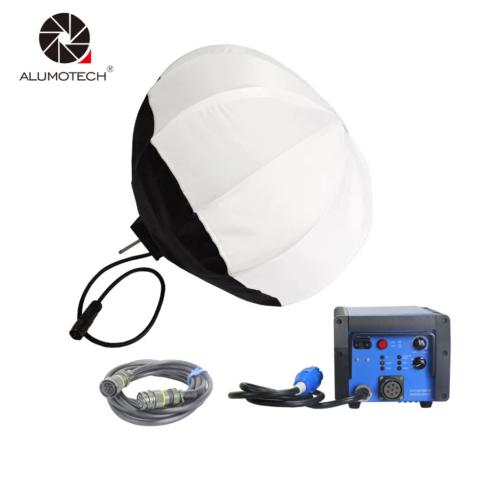 ALUMOTECH PRO 1200W/1800W HMI Balloon Light Head+Ballast+7M Cable For Video Studio Photogarphy Accessory Film Support Equipment