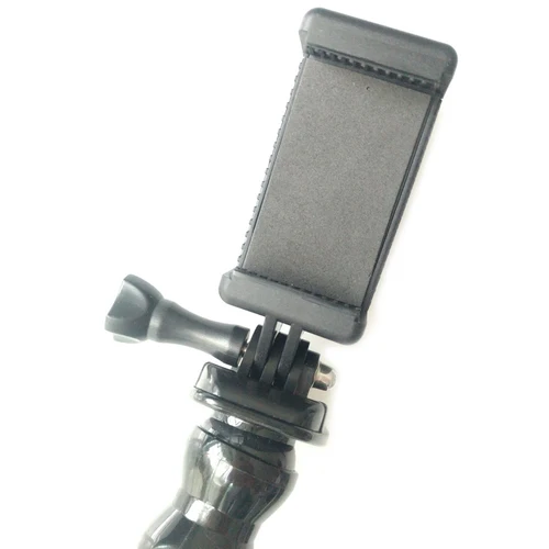 Imagen 2 del producto Palo de Selfie Flexible con soporte para Iphone Samsung Xiaomi teléfonos Android cuello de ganso con abrazadera para cámaras de acción Gopro SJcam