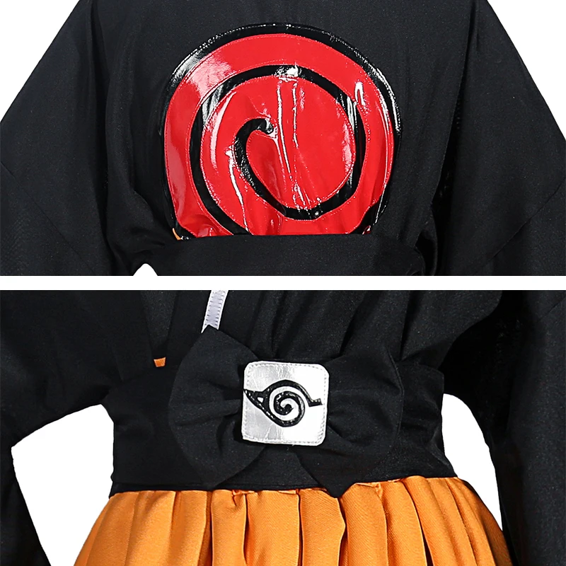 Shippuden Uzumaki Weibliche Lolita Kimono Kleid Anime Cosplay Kostüm angepasst