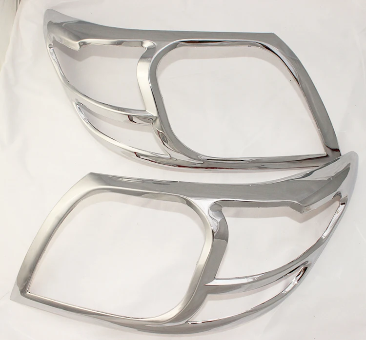 2pcs ABS HEAD LAMP COVER Car Chrome Strips FOR TOYOTA HILUX VIGO 2012 2013 2014 2015  Accessories Headlamps Cover Trim