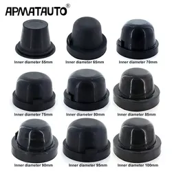 HID LED Headlight Car Dust Cover Rubber Waterproof Dustproof Sealing Headlamp Cover 55/65/70/75 80mm 85mm 90mm 95mm 100mm 105mm