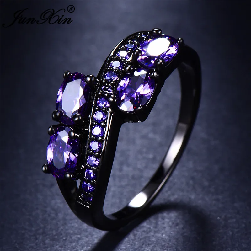 10 Colors Boho Female Girl Purple Oval Fashion Black Gold Color Vintage Green Blue Red Pink Wedding Jewelry For Women