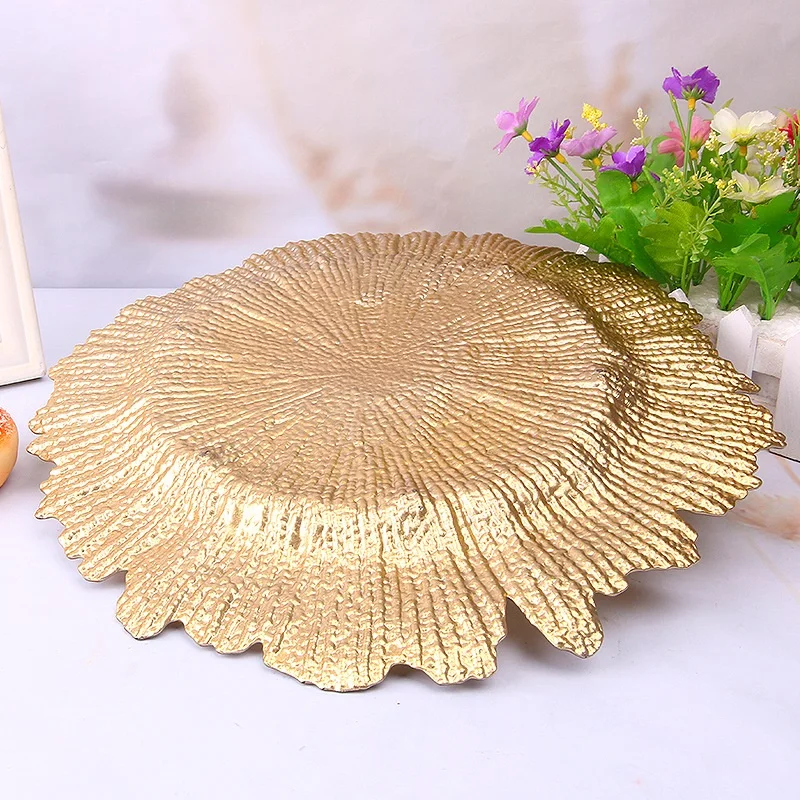 Hot spot Hot flakes Snowflakes Golden glass plates Department stores Scandinavian Tableware