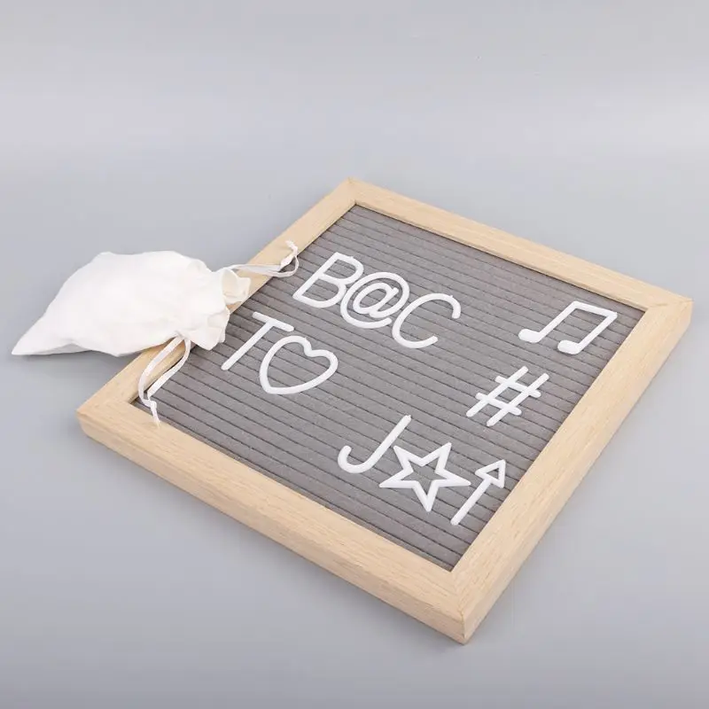ตัวอักษรสำหรับ Felt Letter Board 200ชิ้นตัวเลขสำหรับกระดานจดหมายเปลี่ยนได้