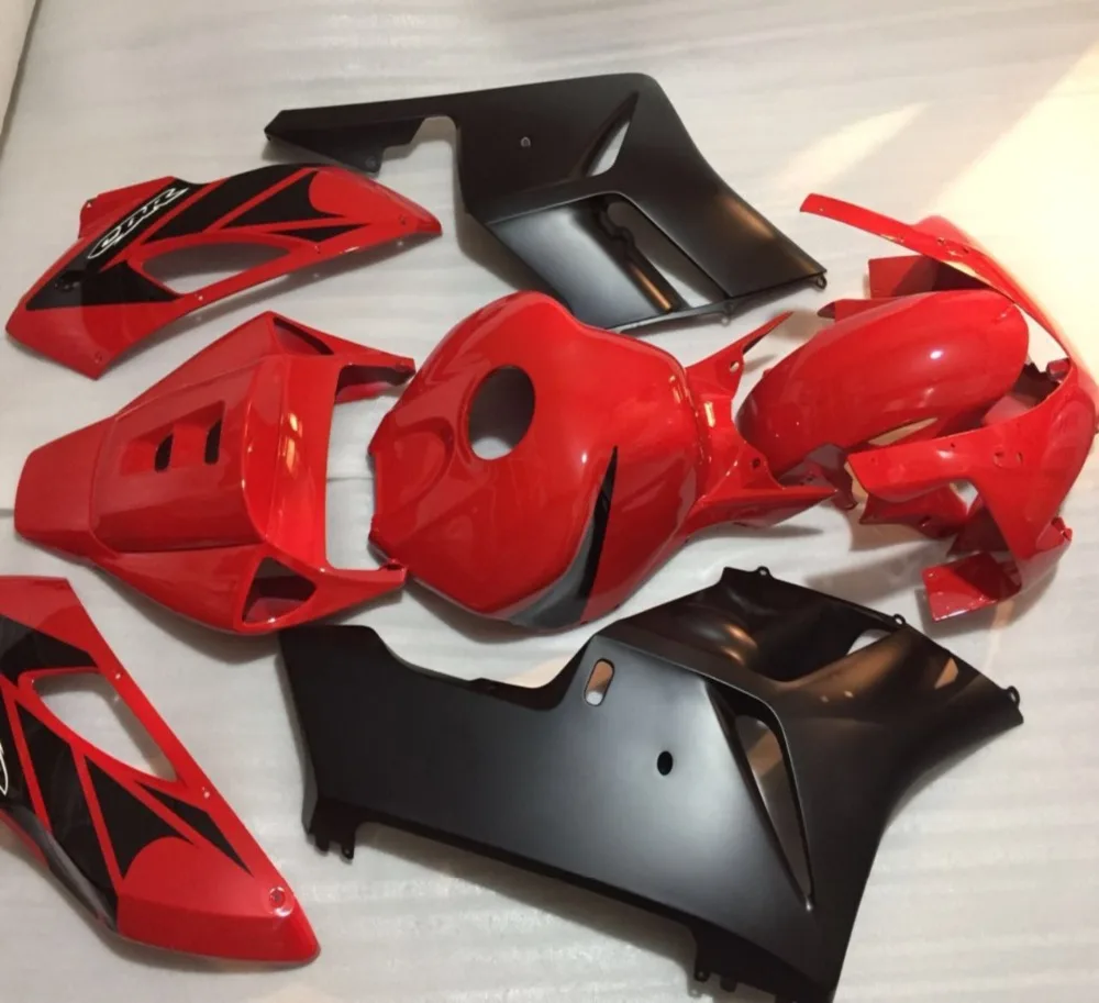 Motorcycle Fairing Kit for  CBR1000RR 04 05 CBR 1000RR CBR1000 RR 2004 2005 ABS Red matte black Fairings set