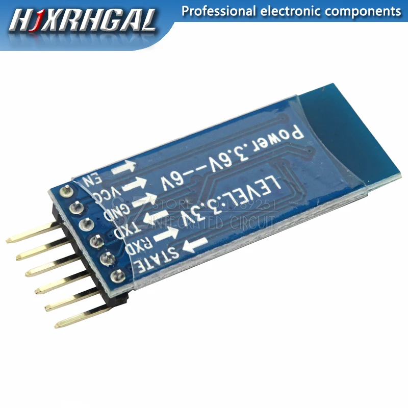 10PCS HC05 HC-05 Master-Slave 6pin JY-MCU Anti-Reverse, Integrated Bluetooth Serial Pass-Through Module, Wireless Serial