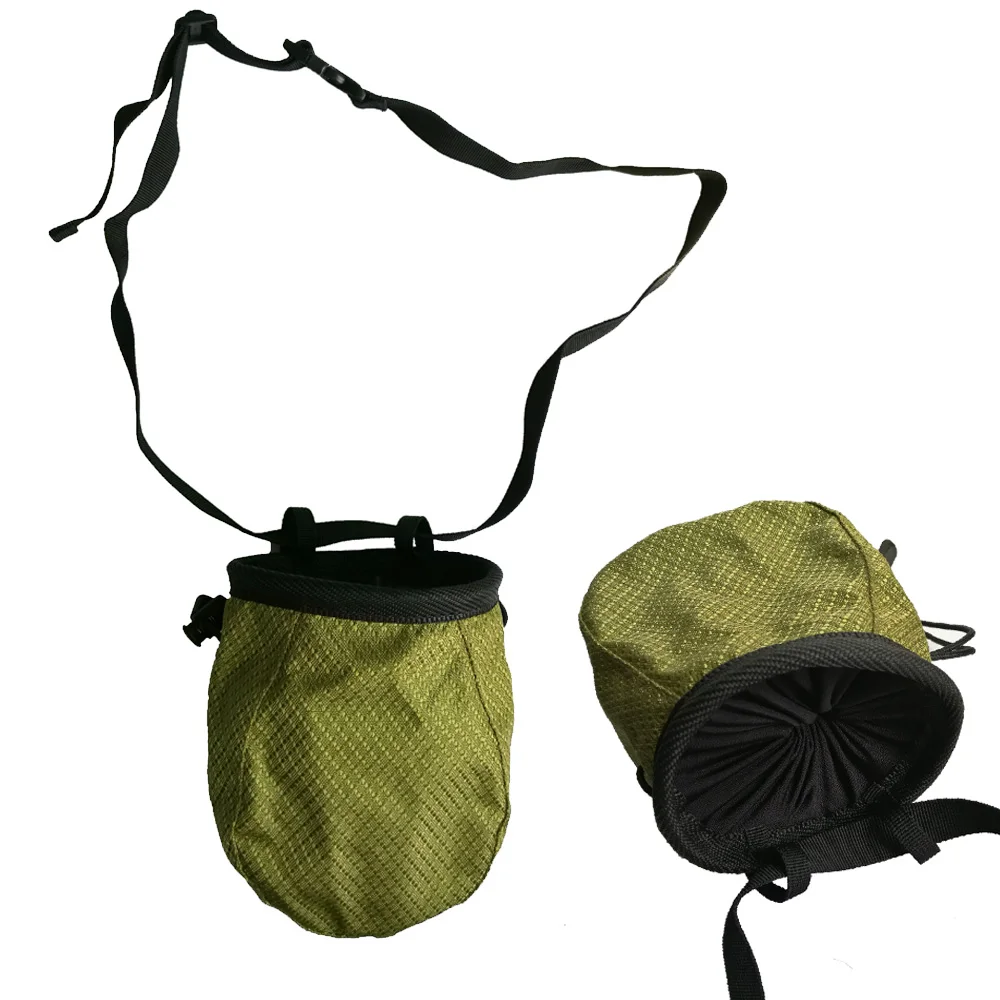 Rock Climbing Chalk Bag Bouldering Gymnastics Weightlifting with Adjustable Waist Belt