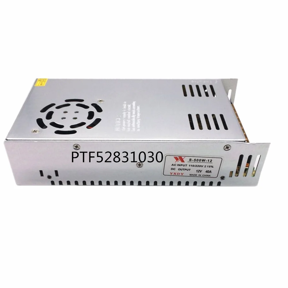 Imagem -04 - para dc 12v 40a 480w Selado tipo Interruptor Fonte de Alimentação Driver Adaptador Led Luz Tira Ac110v220v