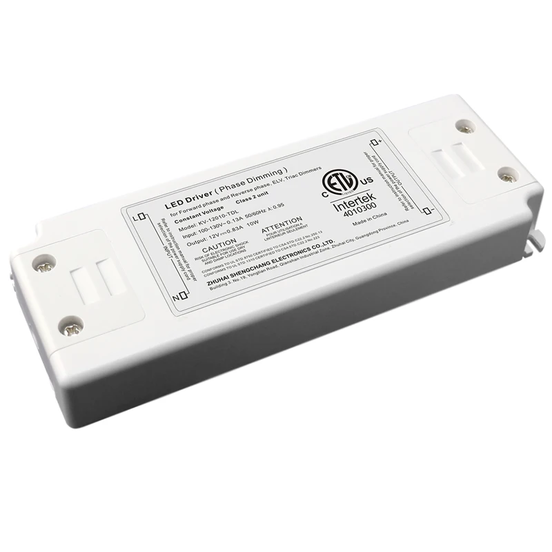 AC-DC 12V 10W Triac Dimmable Constant Voltage LED Driver 10W 12V Power Supply Lighting Transformers AC90-130V AC180-250V Input