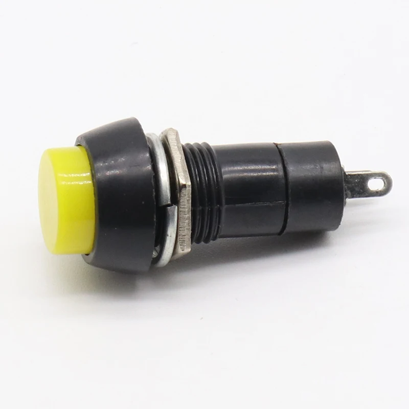 6PCS Momentary Pushbutton Switch 3A 250V AC 12mm