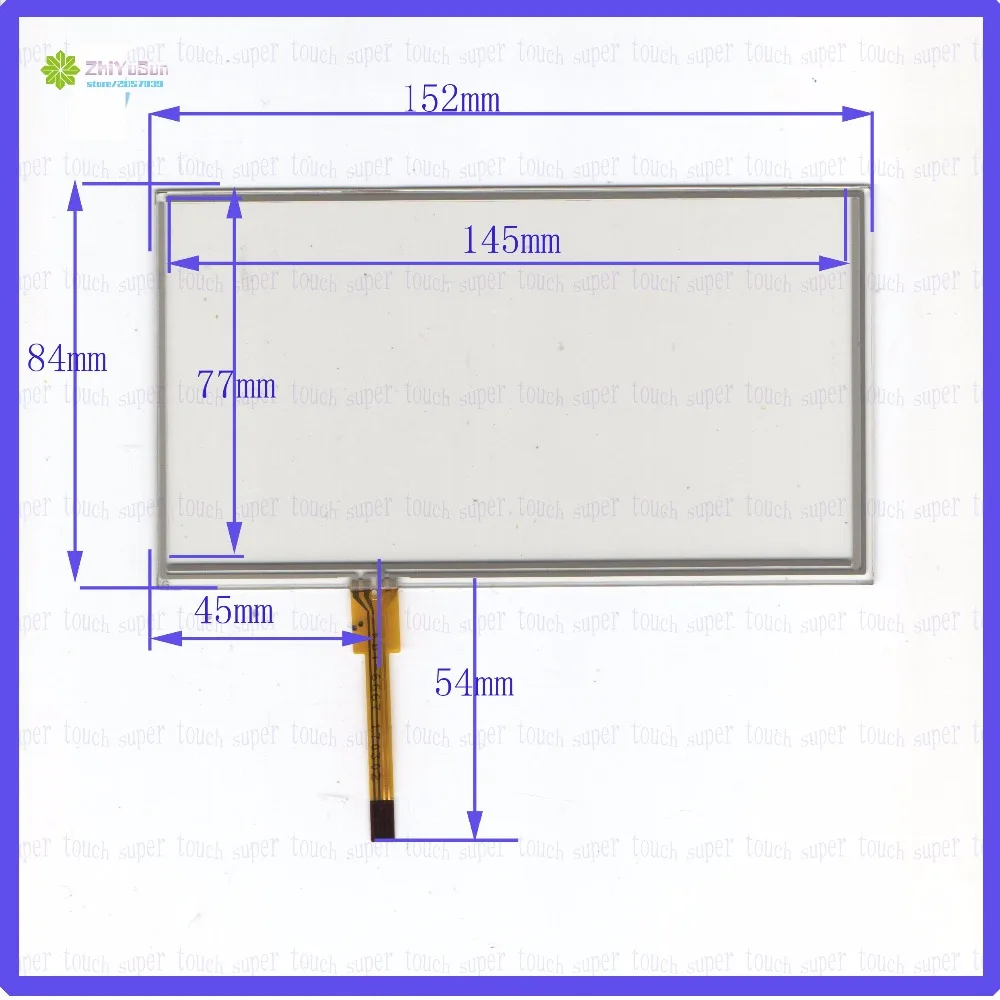 KDT-6667 6.2 linhas de 4 polegadas Para DVD Do Carro da tela de toque do painel de 152mm * 84mm este é compatível com 152*84 TouchSensor FreeShipping