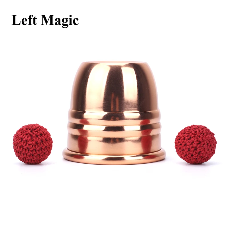 Super Copper Chop Cup (Diamter 7cm) - Magic Tricks Cup And Balls Close Up Magic Props High Quality Magnetic Magic Trick