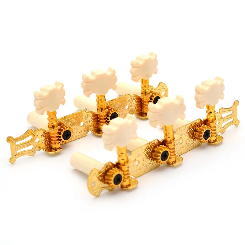 1R1L Chrome Classical Guitar Tuning Peg Machine Head Tuner