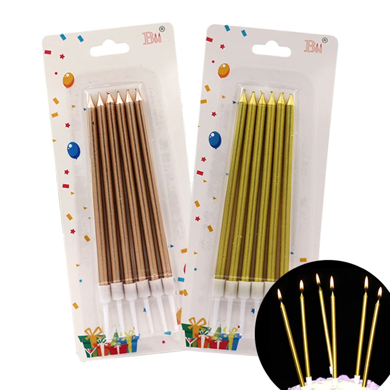 Colored Birthday Candles for Cake Party, Birthday Candles for Kitchen, Baking Gifts Decorations, Festival Supplies, 25-10