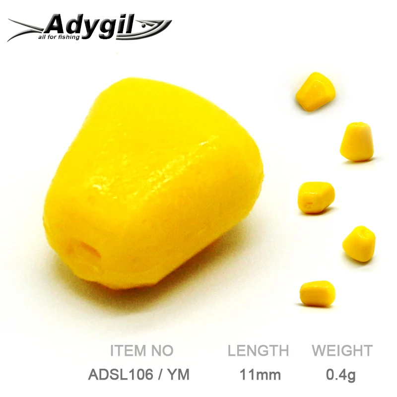 

ADYGIL Fishing Lure Soft Lure Silicon Bait Soft Bait ADSL106/YM 100pcs 11mm 0.4g