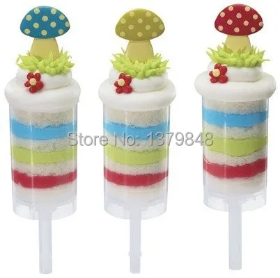 

30pcs/lot Push Up Cake Containers cake container for Party Decorations