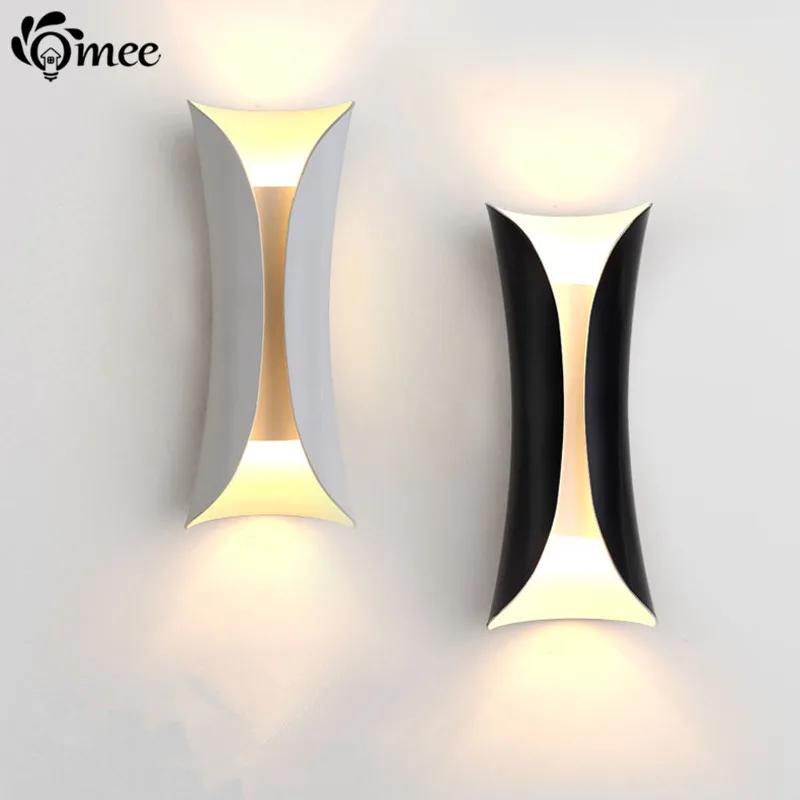 Italienische Rolle Herz Wand Lampen Entranceway Treppen Europa Eisen Wand Lichter Schwarz/Weiß Körper E27 LED Hotel Ailse Korridor beleuchtung